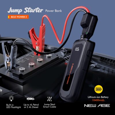 New Age BoltPower 2 Car Jump Starter 10400mAh