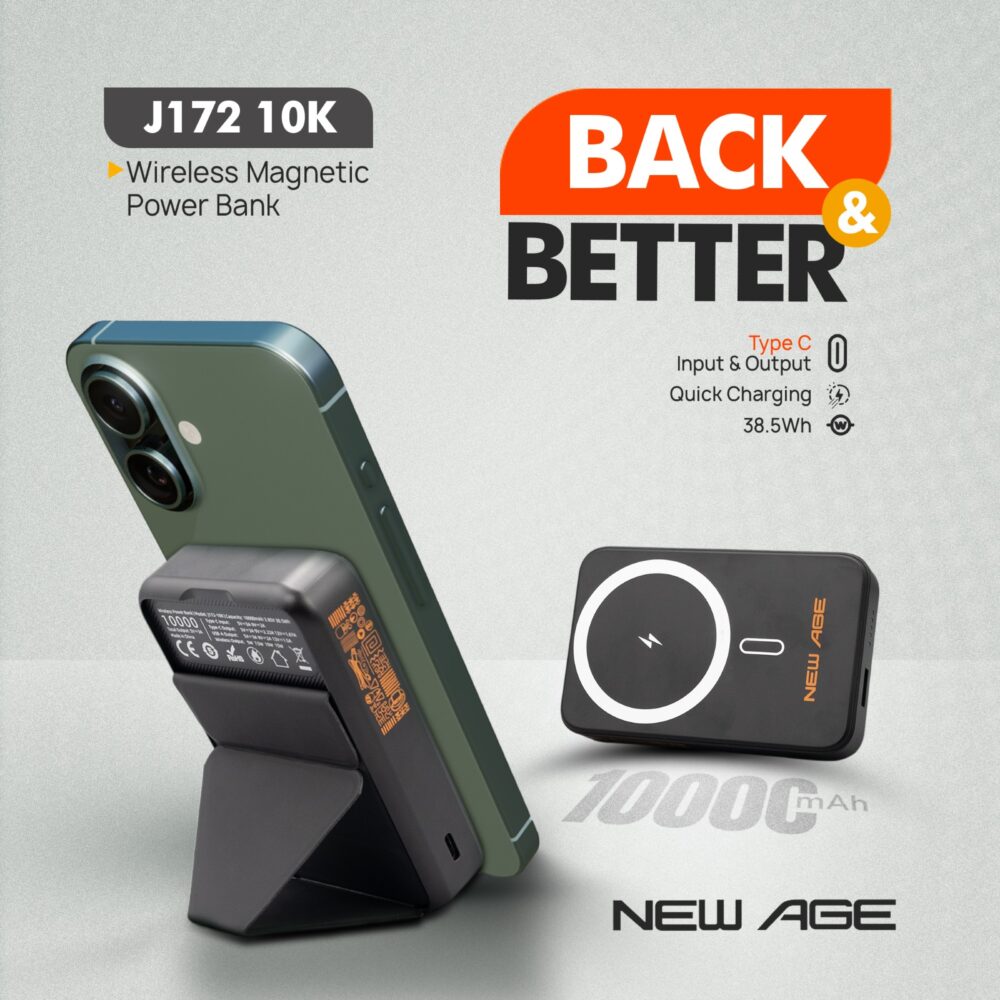 New Age J172-10K Magnetic Power Bank (New Model)