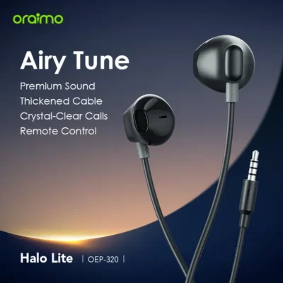 Oraimo Halo Lite 3.5MM Half In-Ear Earphone