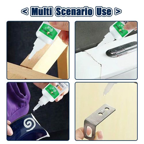 2pcs Strong Oily Self-Adhesive Glue – Quick Bonding, Multi-Surface Repair Solution