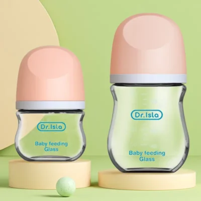 Ideal Glass Bottle for  Sturdy, Secure, and Convenient for Feeding 90Ml/160Ml Bottle