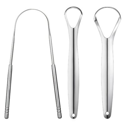 Stainless Steel Tongue Scraper – Durable, Hygienic, Fresh
