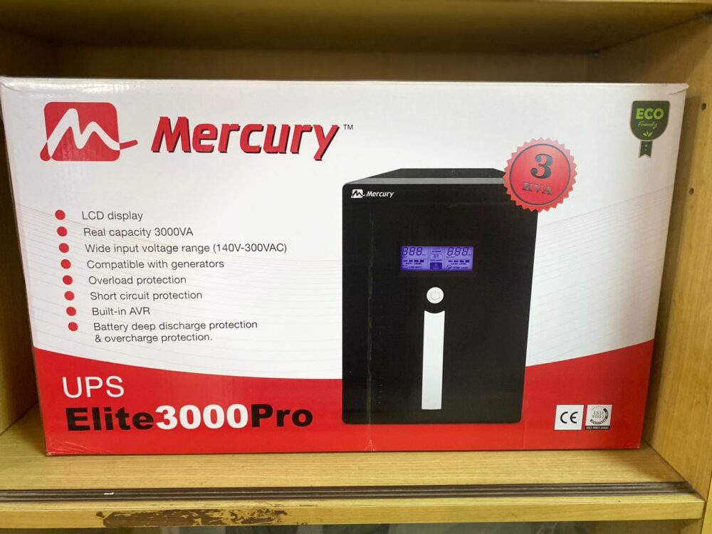 Mercury UPS Elite 3000VA Pro 3KVA