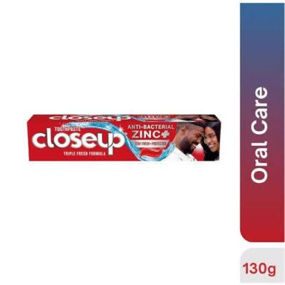 Closeup Anti-Bacterial Zinc Triple Fresh Formula Toothpaste 130g