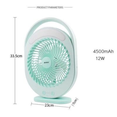Kamisafe Rechargeable Fan – Portable, Long-Lasting Battery & Multi-Speed Cooling