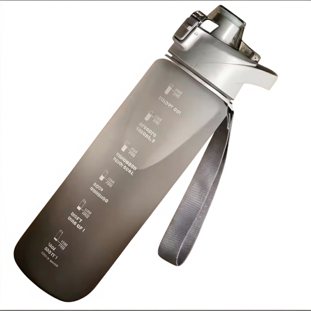 Water Bottle with Time Marker