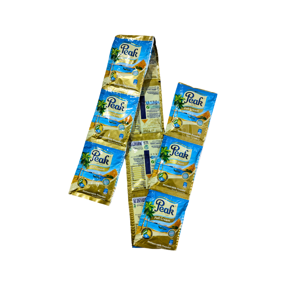 Roll of Peak Milk Full Cream Sachet – 16g Nutritious Dairy Milk for Everyday Use - Image 2