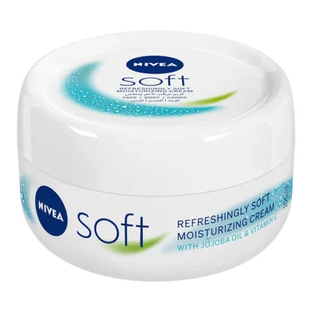 Nivea Soft Moisturizing Cream – Refreshing Face, Hand & Body Cream