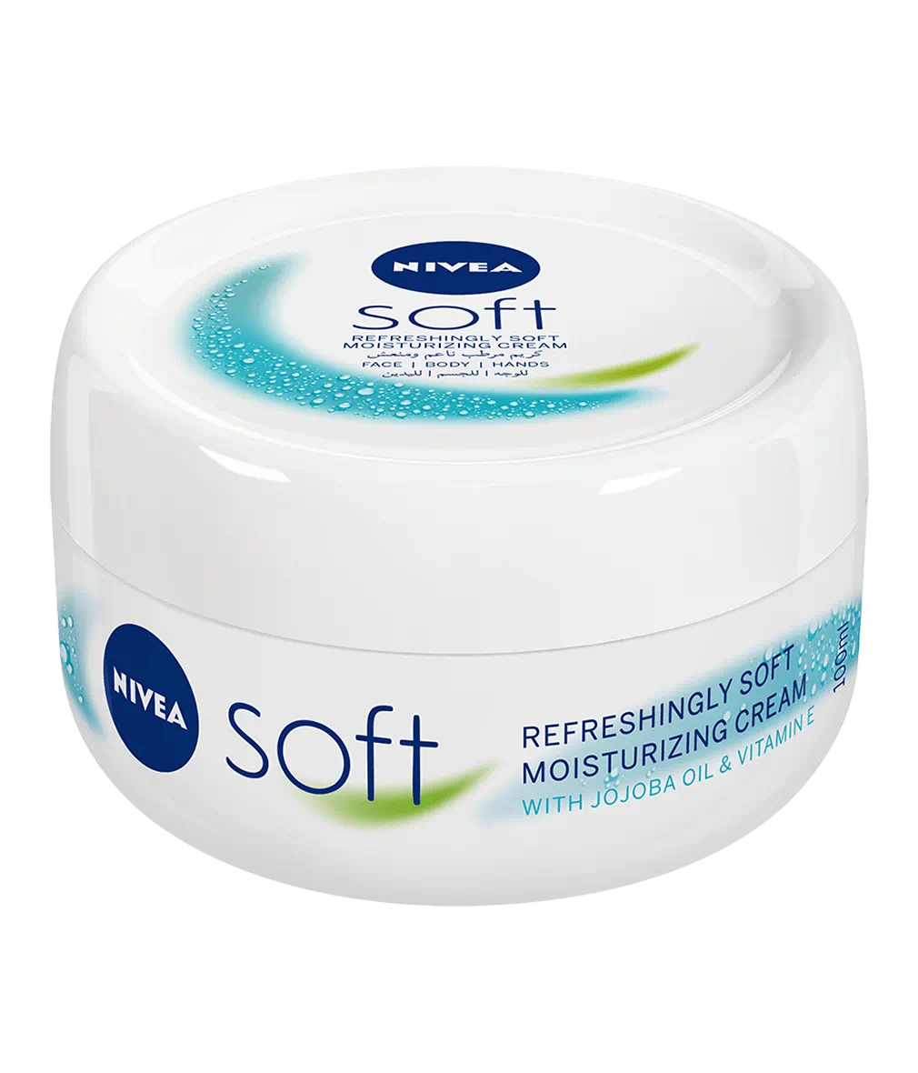 Nivea Soft Moisturizing Cream – Refreshing Face, Hand & Body Cream