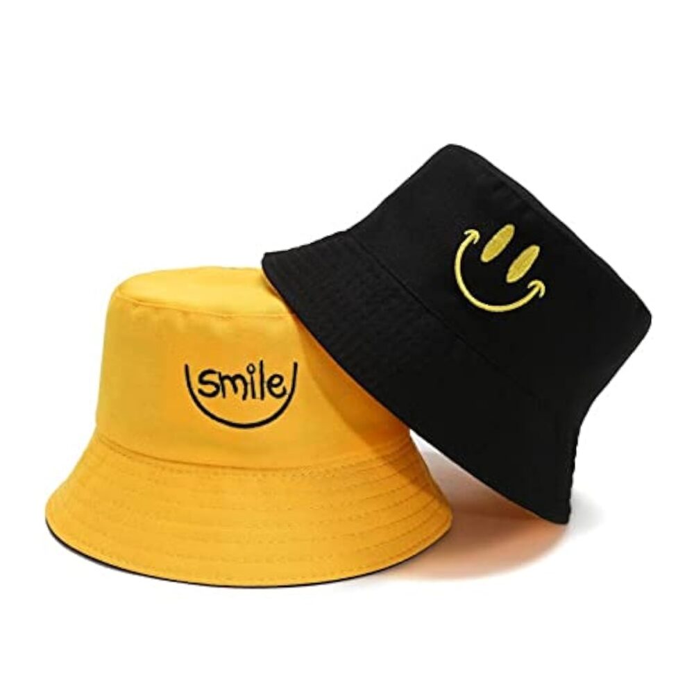 Smile Reversible Bucket Hat – 2 Looks in 1 - Image 3