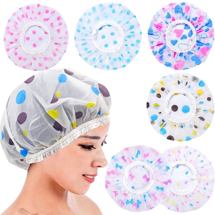 Shower Cap – Waterproof Reusable Hair Protector for Bath - Image 2