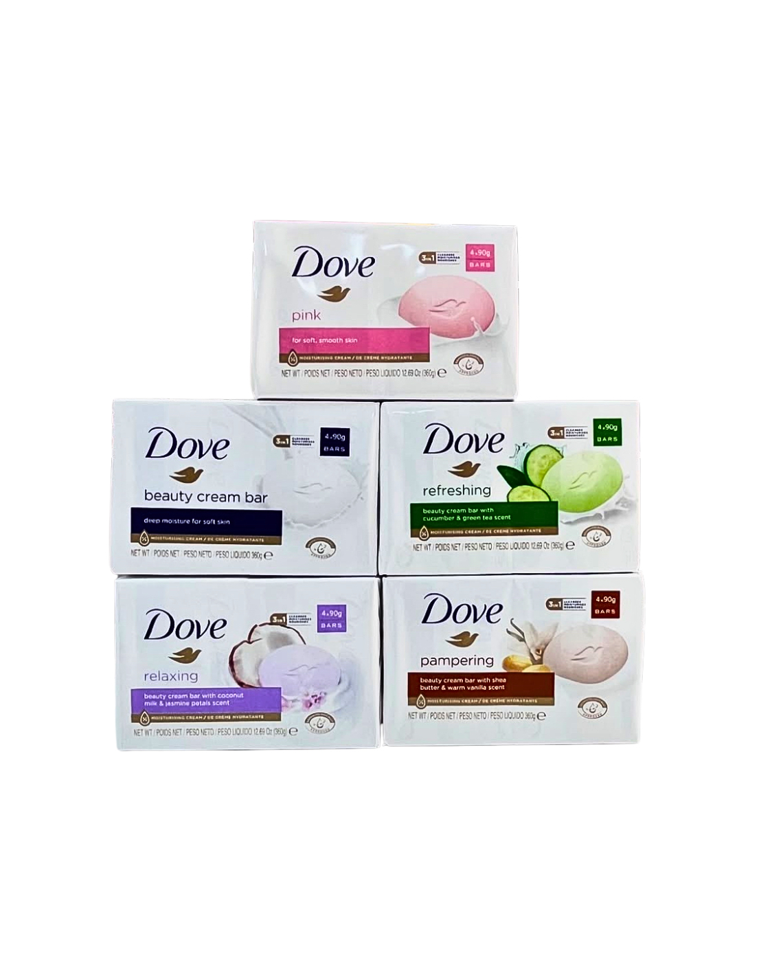 Dove Beauty Bar Soap – Gentle Cleansing & Moisturizing Skincare