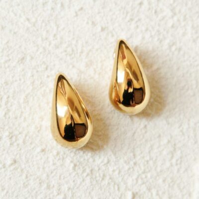 Tear Drop Gold Earrings – Elegant Women’s Jewelry for Everyday & Special Occasions