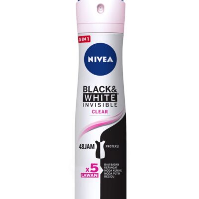 NIVEA Men & Women 5-in-1 Black & White Deodorant Spray – 48H Protection
