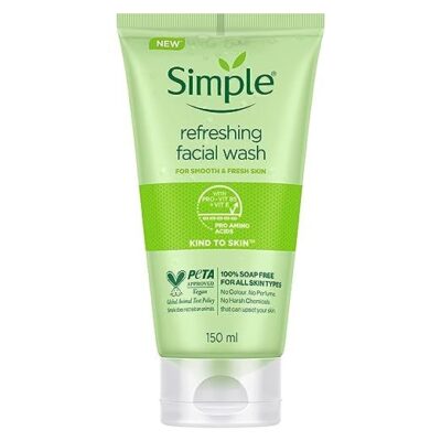 Simple Face Wash – Gentle Daily Facial Cleanser for Fresh & Healthy Skin