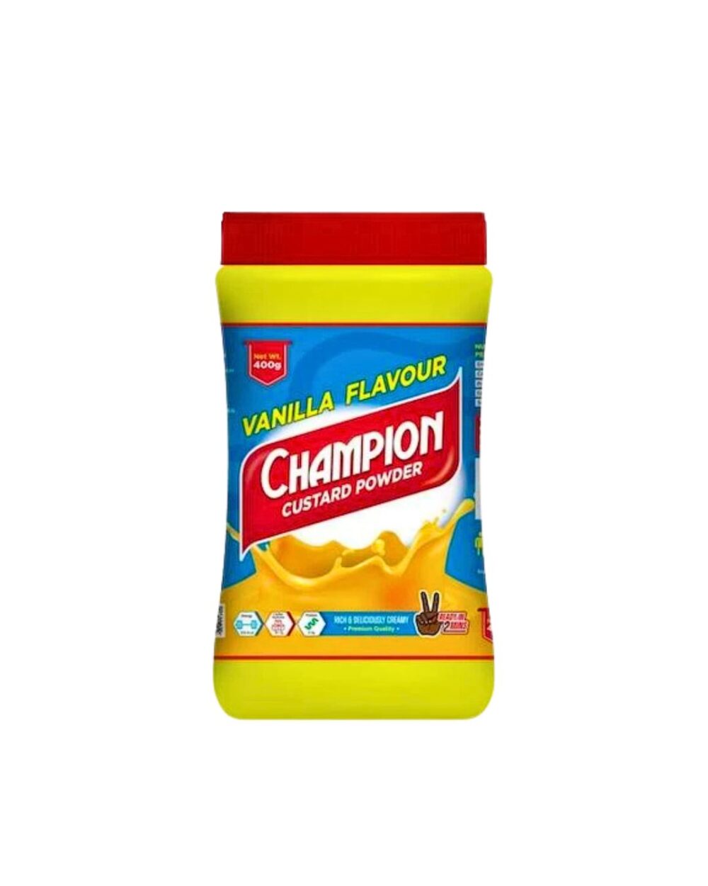 Champions Instant Custard – Creamy Vanilla Flavored Custard Powder