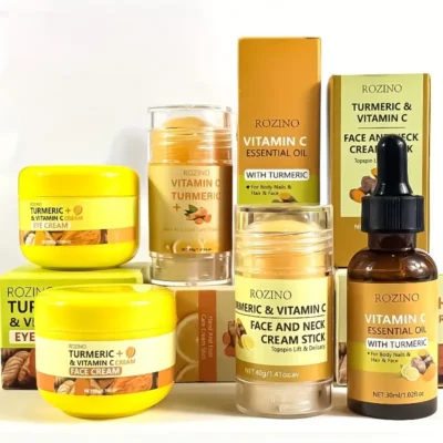Combined Turmeric Vitamin C Facial & Hand-Foot Care Set