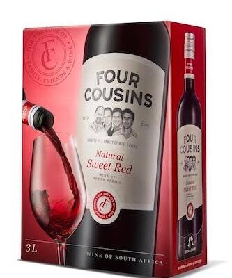 Four Cousins Natural Sweet Red Wine 3L