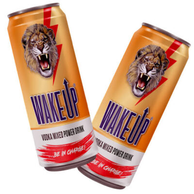 6Pcs WakeUp-Vodka Mixed Power Can Drink