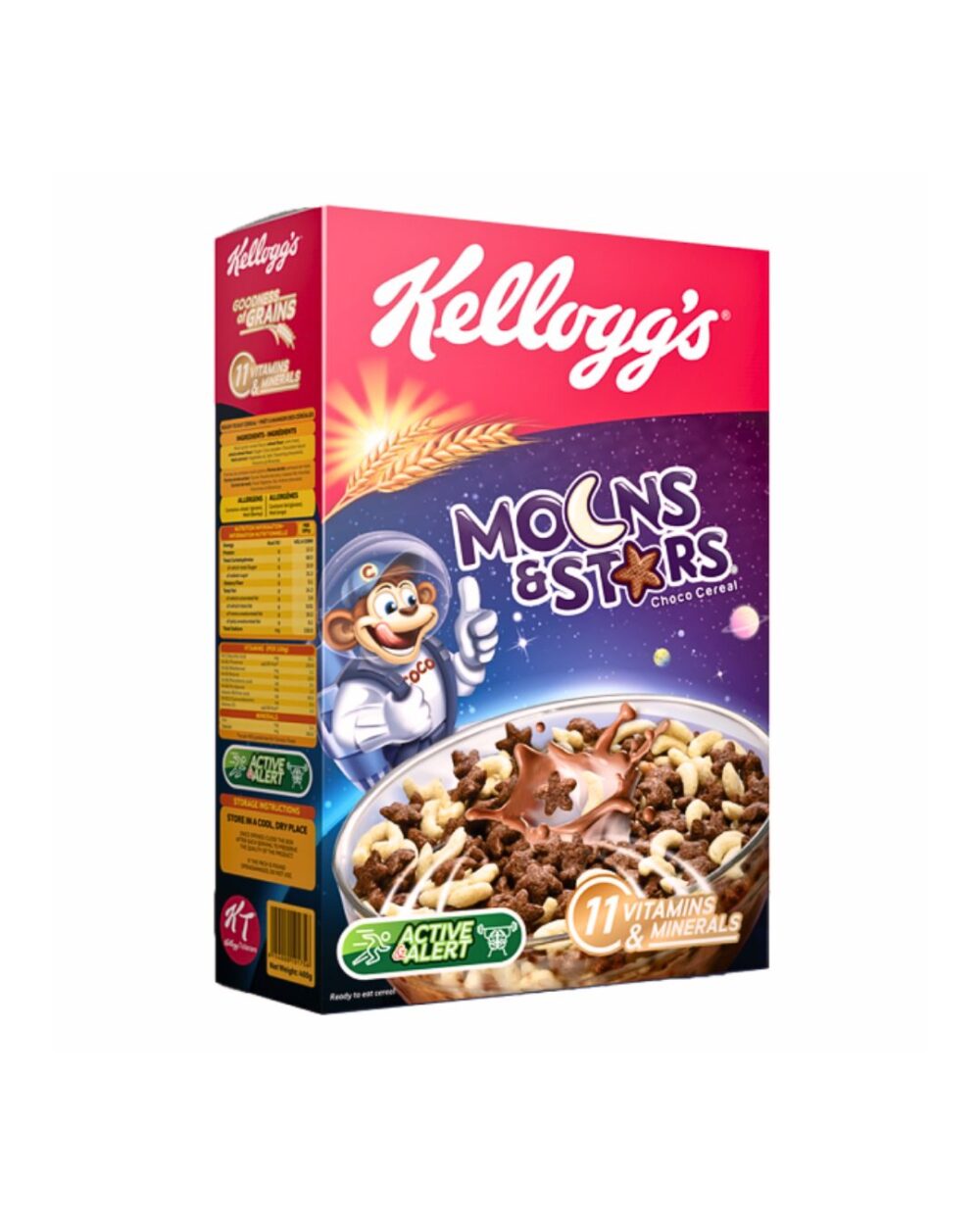 Kellogg’s Moons and Stars Cereal – X2 | Fun Chocolatey Breakfast Cereal for Kids