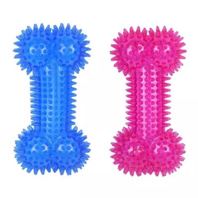 Dog Bone Toy Light – Glow-in-the-Dark Chew Toy for Dogs (Random Colours)
