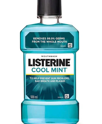Listerine Cool mint Mouthwash – Fresh Breath & Oral Hygiene