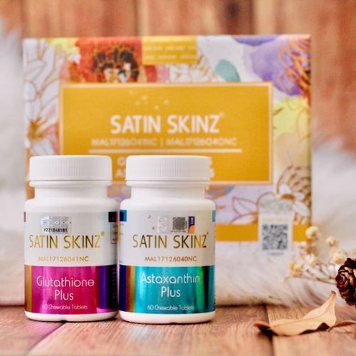 Satin Skinz Glutathione Plus and Astaxanthin Plus 850g