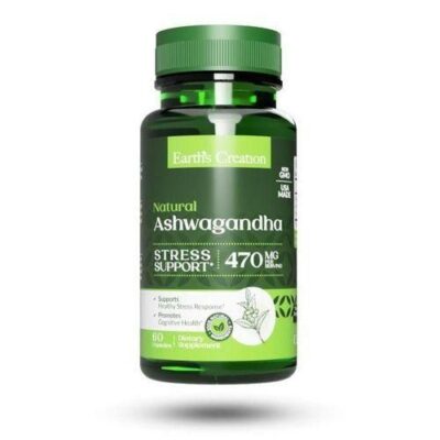 Earths Creation Ashwagandha Stress Pill 470mg