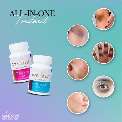 Satin Skinz Glutathione Plus and Astaxanthin Plus 850g - Image 2