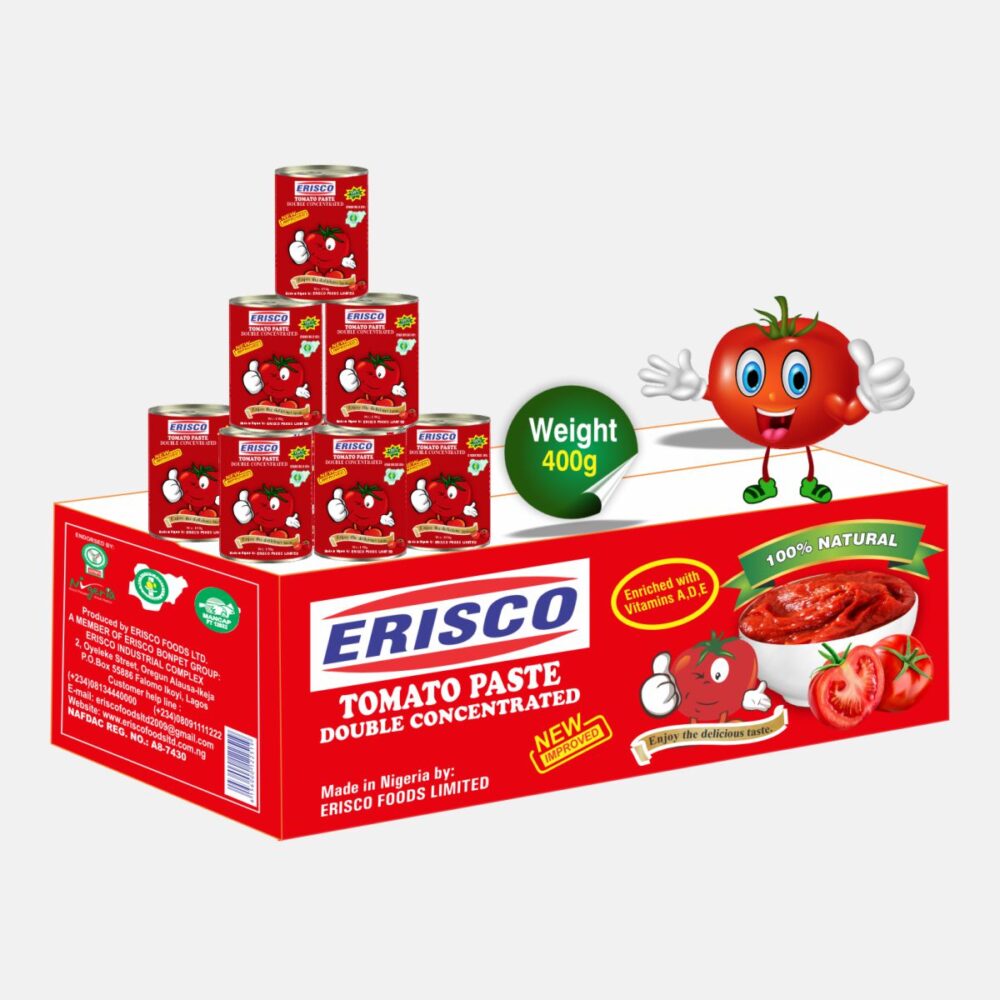 Erisco Tomatoes Paste Tin 400g - Image 3