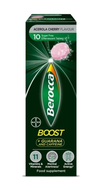 Berocca Boost Effervescent Acerola Cherry Tablets