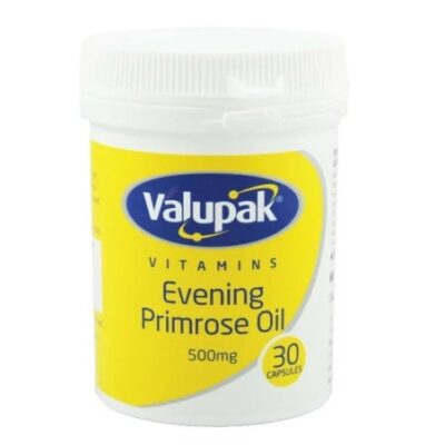 Valupak Evening Primrose Oil 500mg Capsules