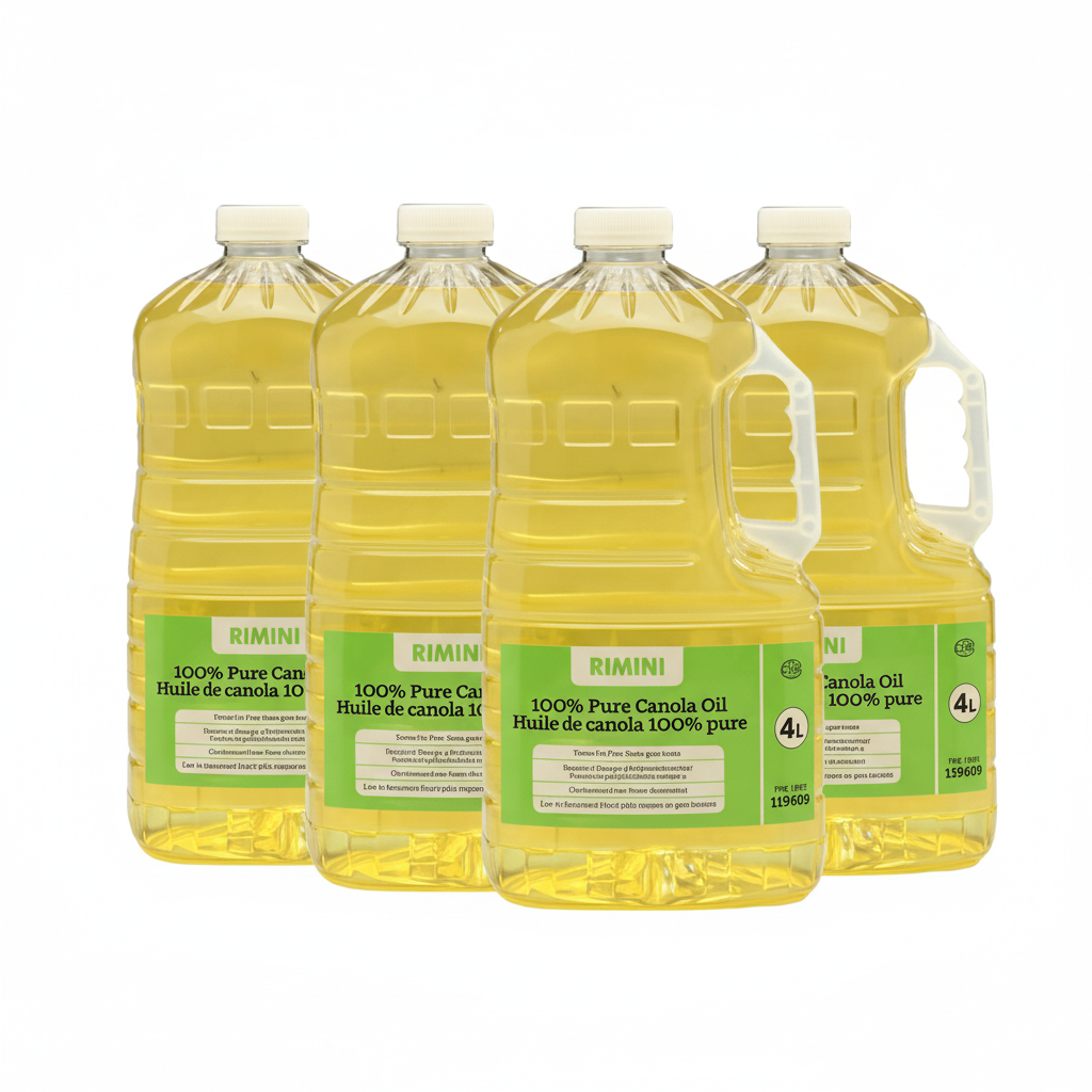 Pack of 4 RIMINI 100% Pure Canola Oil