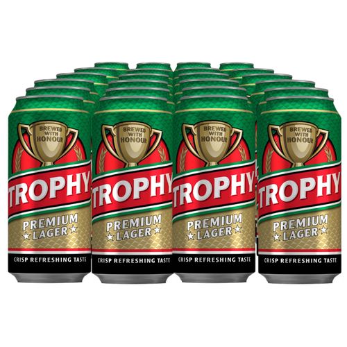 Trophy Lager Can Beer 50cl - Image 2