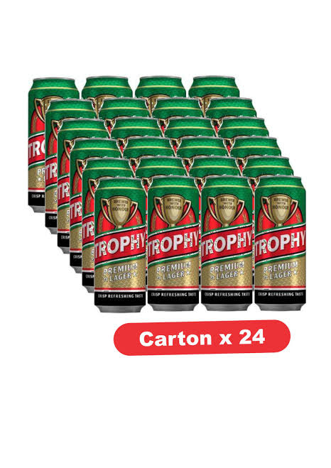 Trophy Lager Can Beer 50cl - Image 3