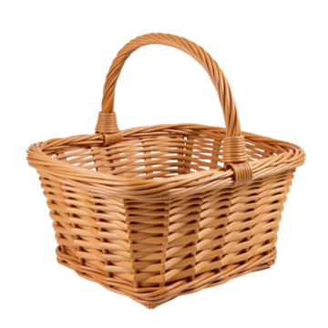 Woven Wicker Hamper Basket