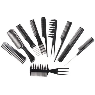 10-Piece Professional Styling Hair Comb Set