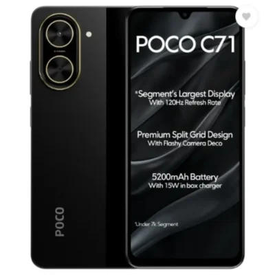 POCO C71 - 6.88" - 128GB ROM, 4GB RAM