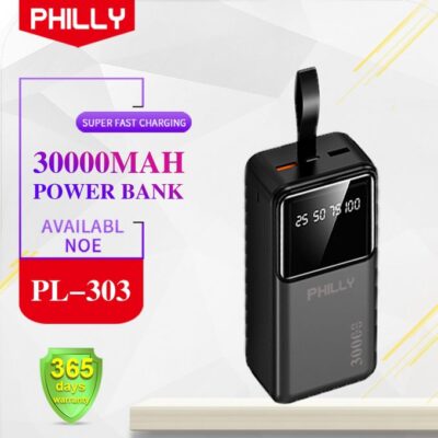 Philly 30000mAh High-Capacity Portable Power Bank