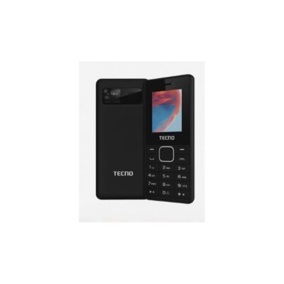 TECNO T101 – 1.8" Display, Dual SIM, Long-Lasting Battery (Black)