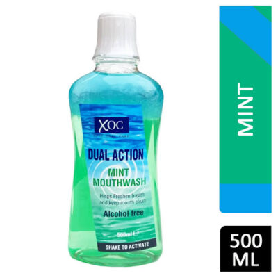 XOC Dual Action Mint Mouthwash