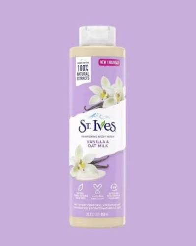 St Ives Body Wash Pampering Vanilla & Oat Milk