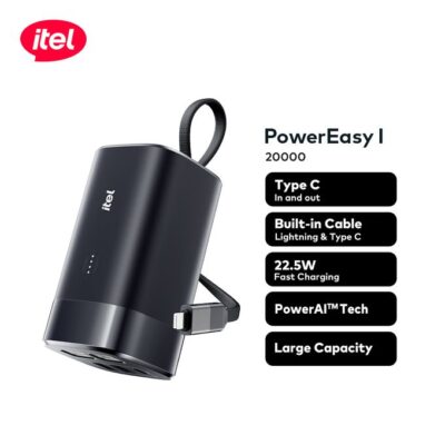 itel PowerEasy1 20000mAh Power Bank