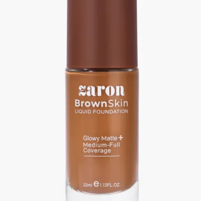 Zaron Brown Skin Liquid Foundation – Leather