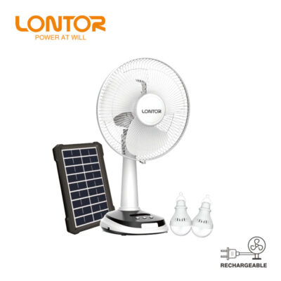 Lontor CTL-CF025SP-12 Rechargeable Fan – 12″ Portable Cooling Solution