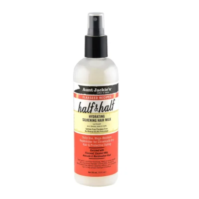 Aunt Jackie’s Half & Half Hydrating Silkening Hair Milk (355ml).