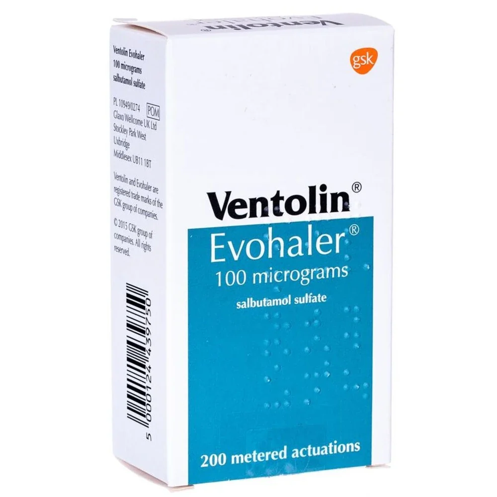 Ventolin Salbutamol 100mcg Inhaler